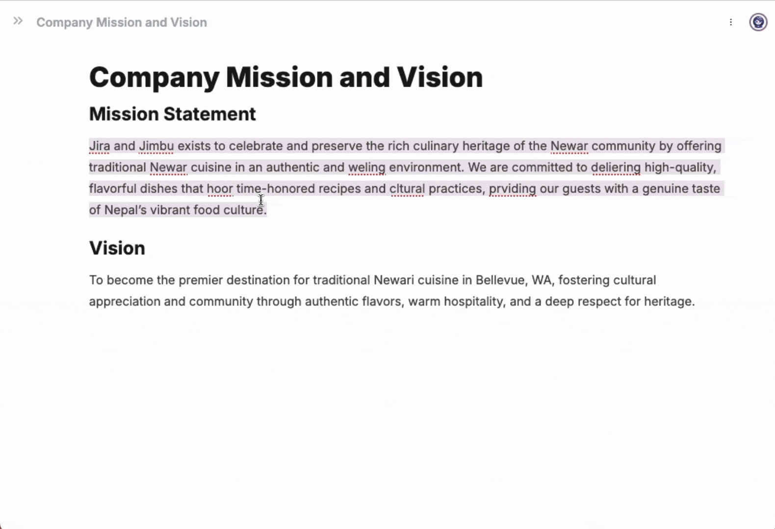 Screenshot of Ehu AI selection menu with AI options